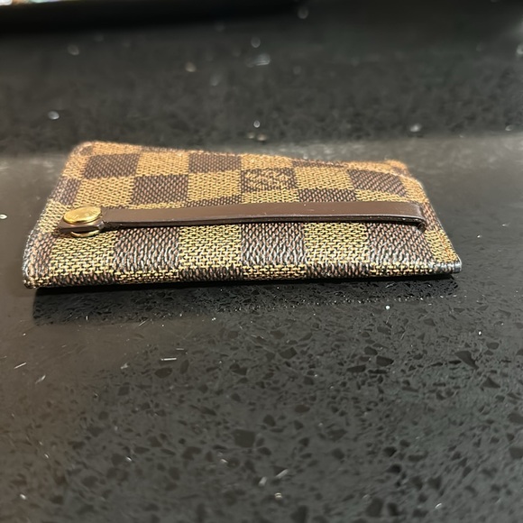 Authentic Louis Vuitton Damier Ebene Key Ring Card Holder - Picture 11 of 14